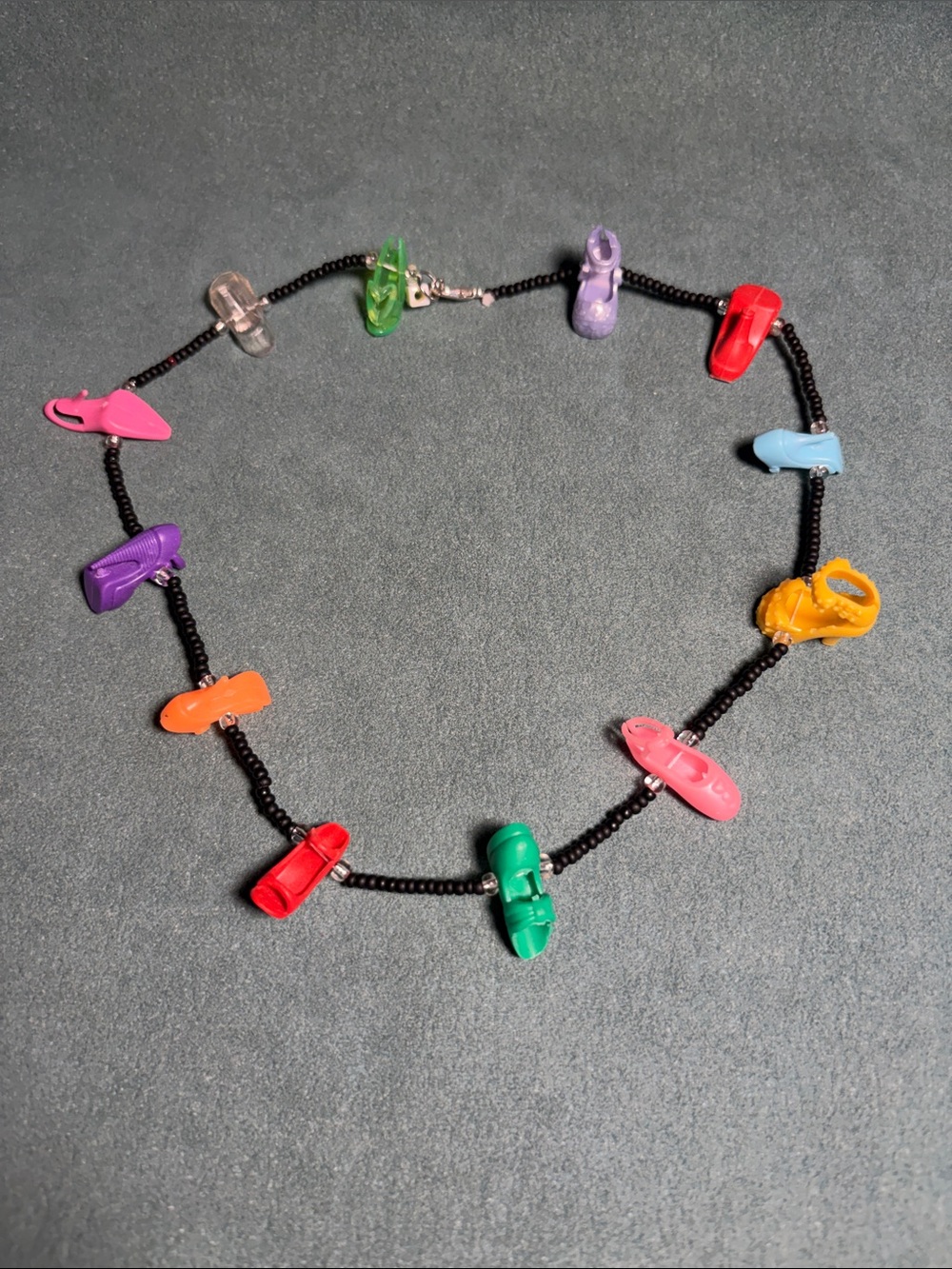 Two FUN Barbie Shoes Beaded Necklaces!! - Picture 3 of 3